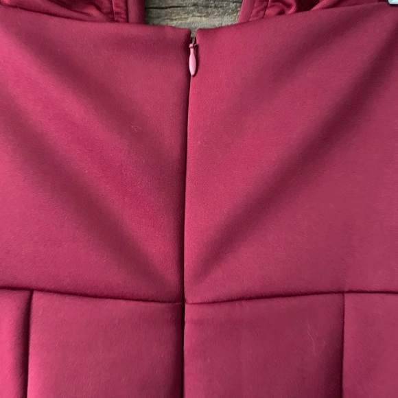 Revolve NBD Bordeaux Plum Unravel Strapless Mini Dress - Picture 6 of 8